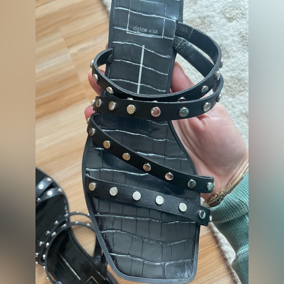 DOLCE VITA Ibbie Womens Open Toe Slip On Strappy Sandals - Picture 2 of 4